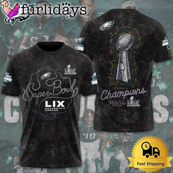 Philadelphia Eagles Super Bowl LIX Champions Merchandise T Shirt