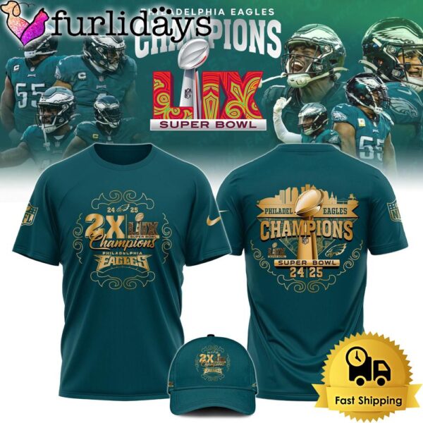 Philadelphia Eagles Super Bowl LIX Fans United T Shirt