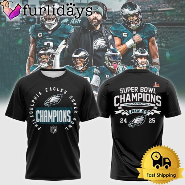 Philadelphia Eagles Super Bowl LIX Legendary Champions T Shirt