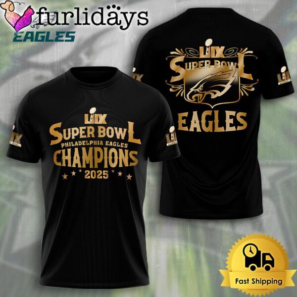 Philadelphia Eagles Super Bowl LIX Official Champs T Shirt