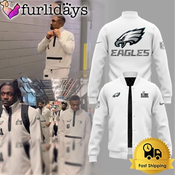 Philadelphia Eagles Super Bowl LIX Opening Night Baseball jacket