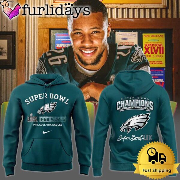 Philadelphia Eagles Super Bowl LIX Undisputed Winner Hoodie