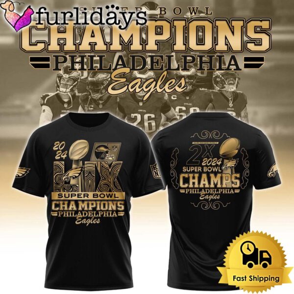 Philadelphia Eagles Super Bowl LIX Winner’s Pride T Shirt