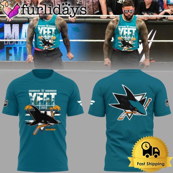 San Jose Sharks Limited YEET 2025 T Shirt