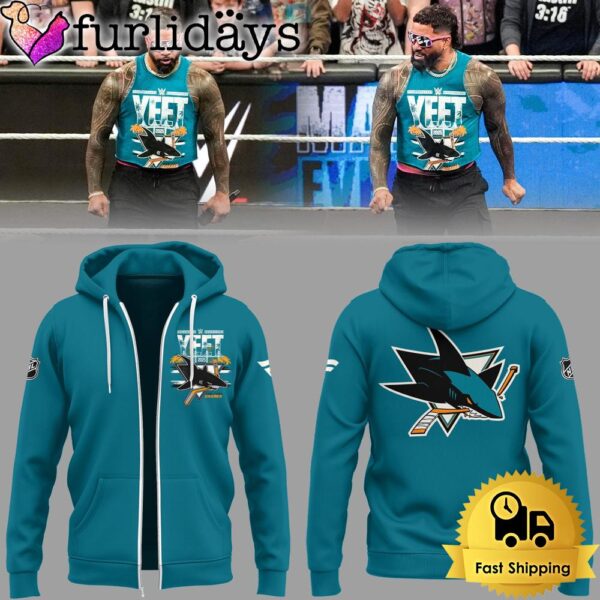 San Jose Sharks Limited YEET 2025 Zip Hoodie