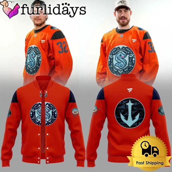 Seattle Kraken Indigenous Peoples Night Baseball Jacket