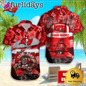 Tampa Bay Buccaneers Mascot Football Hawaiian…