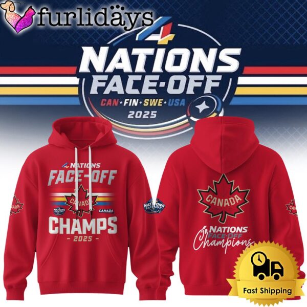 Team Canada NHL 4 Nations 2025 Champion Hoodie