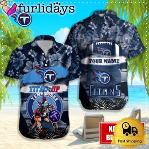 Tennessee Titans Mascot Football Hawaiian Shirt,…