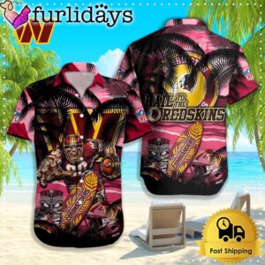 Washington Commanders Hawaiian Shirt, NFL Aloha…