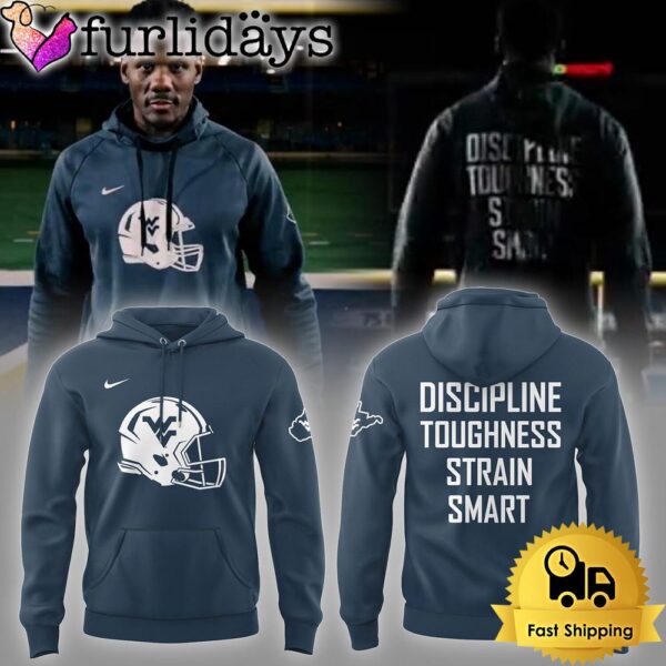 West Virginia Mountaineers Discipline Toughness Strain Smart Hoodie